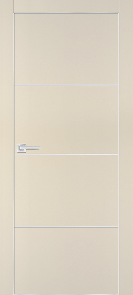 Фото Межкомнатная дверь PX-2  AL кромка с 4-х ст. Бежевый матовый