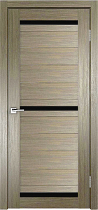 Товар Межкомнатная дверь Легенда Z-4 Тон Неаполь Стекло Лакобель черное