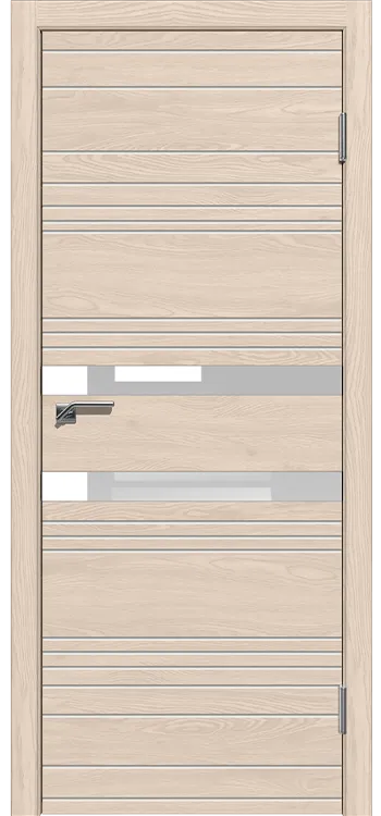 Фото Межкомнатная дверь Легенда Новелла 2 Лиственница натуральная,стекло белое Лиственница нат. Стекло Лакобель белое